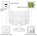 Gotofine LED Lighted Makeup Mirror, Tri-Fold Natural Bright Light Vanity Mirror With adjustable 3.5 Inches 10X Magnification Spot Mirror, Wide View / Movable / Two Power Supply Mode