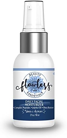 Daily Facial Moisturizer – 2 OZ- With Peptides, Hyaluronic Acid, Aloe Vera, Jojoba Oil, Shea Butter. Anti-Aging & wrinkle. Non Greasy Formula That Moisturizes. Organic And Cruelty Free
