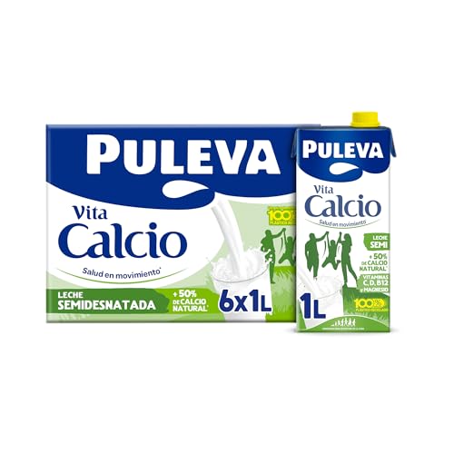 Calcio Leche Semidesnatada - Pack 6 x 1Lt