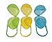 purifyou - PurePouch BPA-Free Nipple Shield Case & Pacifier Case Holder, Set of 3, with Free Mesh Sack - Fits All Major Pacifiers & Breastshields - Non Toxic - for Any Infant, Newborn, (Boy)