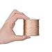 NBEADS 185yards/roll Leather Sewing Stitching Flat Waxed Polyester Cord, Bead Cord, Goldenrod, 0.5mm in Diameter