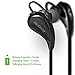 Amoner Wireless Bluetooth Headphones, Sport Earbuds Stereo Earphones Noise Cancelling Headset with Mic for iOS System, Android Phones and Bluetooth-enabled Tablets