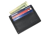 Goson Slim Wallet Leather Money Clip Wallet For Men - Front Pocket Wallet, Credit Card Holder, Slim Minimalist Wallet