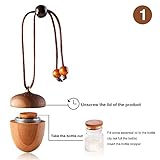 RoyAroma Wooden Acorn Essential Oil Car Diffuser Air Freshener Hang Decoration