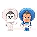 Coco Movie Figures 8pcs Cake Topper Toys, Pixar Miguel Riveras Characters Figure Toys Collectors Miguel Ernesto de la Cruz Hector Toy + Bonus Assorted Stickers