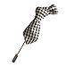 Sunny Home Men's Polka Dot Lapel Stick Handmade Boutonniere Lapel Pins for Suit (Black White)