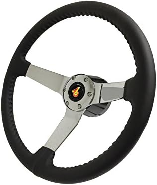 1982 1983 1984 1985 1986 1987 Grand National Black Steering Wheel Kit, Hub, Emblem &amp; Chrome Button