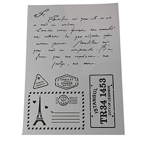 image for Xlala DIY Wedding Birthday Party Cake Stencil Cake Spray Decorating Pr