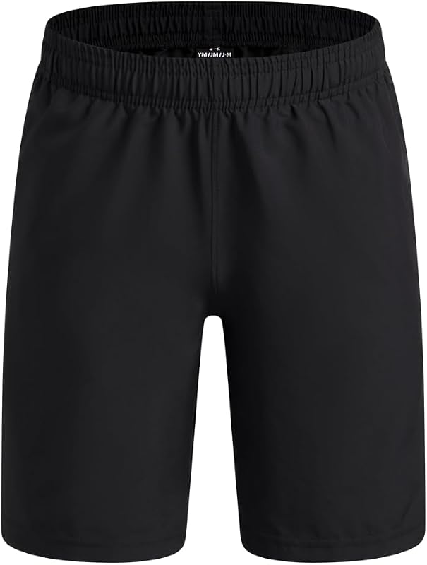 Jungen Tech Woven Wordmark Shorts Schwarz M