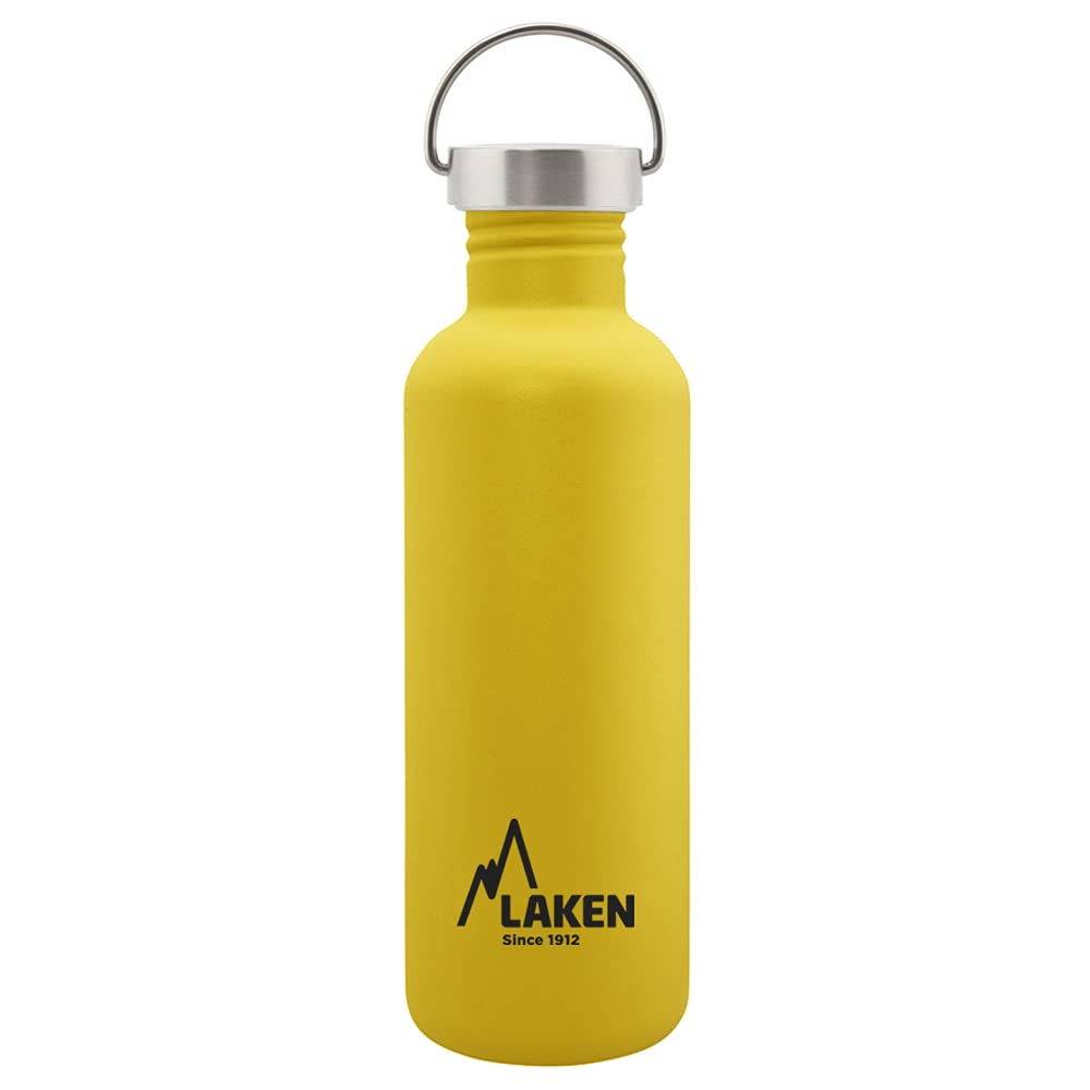 Laken Unisex - Adult Basic Thermos Flask, Yellow, 1L