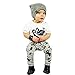 FEITONG 1Set Infant Toddler Baby Boy's Short Sleeve T-shirt Tops+ Pants (12 Months)