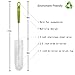 KZKJ Bottle Brush,2-Pack Original 17 inch Cleaner for Washing Beer, Wine, Kombucha, Decanter, Narrow Neck Brewing Bottles