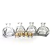 Feel Fragrance Glass Diffuser Bottles with Cork Lid Cover, Set of 4-3.5 High,150ml 5.1 oz. Fragrance Accessories Use for DIY Reed Diffuser Sets (Not Included Diffuser Sticks)