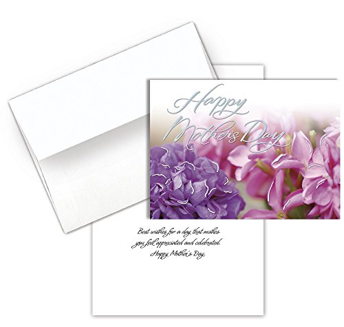 25 Mother's Day Cards - Beautiful Floral Photograph - 26 White Envelopes - FSC Mix