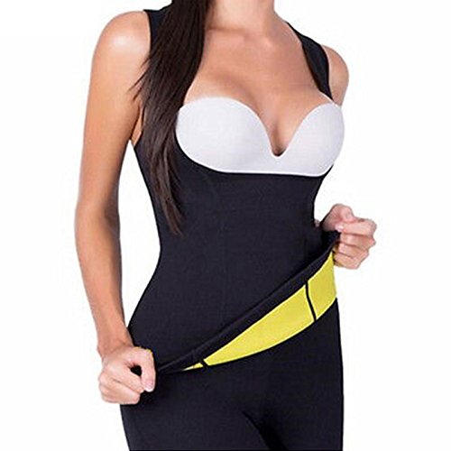 Xinzhi Sauna Vest for Women -Women's Sauna Vest with Sleeves Gym Hot Sweat Suit Weight Loss