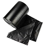 Nicesh 5 Gallon Trash Can Liners,130 Counts, Black