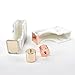 MultiBey Desktop Tape Dispenser Gold Rose Gold Metal Core Marble White Texture Office Supplies 1