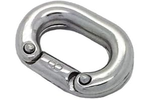 MarineNow Stainless Steel 316 C-Link Split Connecting Anchor Chain Link Marine Grade