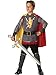 In Character Costumes, LLC Boys 8-20 Loyal Knight Tunic Set, Silver/Burgundy, Large