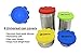 Spoiled Pet® Pet Food Can Lids - Silicone Covers for Cat and Dog Pet Food Storage - 4 Pack - Universal Fitting Tops for All Standard Size Can Food - Keeps Food Fresh