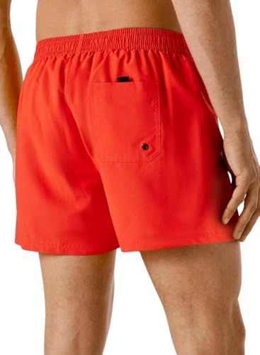 PJ Solid Swimshort Shorts, Rouge (Crispy Red), XL Homme