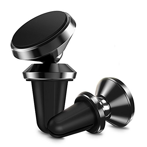 Car Phone Mount Holder,HETBEES Universal Air Vent Mobile Phone Magnetic Car Holder Cradle 360° Rotation Cell Phone GPS Mount for Smartphone, iPhone X/8/7/6/6S/5/,Samsung,LG,HTC and Tablet