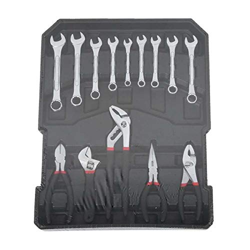 Aiglen 969Pcs / Set Werkzeugkoffer Toolbox Werkzeug-Reparatur-Kit Mit Teleskopstiel Trolley Multi-Funktions-Toolbox – Bild 6