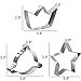EHEK Baby Cute Shark Cookie Cutters Party Supplies Kids Party Decorations-6PCS