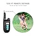 PESTON Dog Training Collar Rechargable 100% Waterproof Electric Vibration Beep Control Dog Shock Collars with Remote Long Range up tp 1500ft for Small Medium Large Dogs
