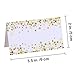 Supla 100 Pcs Christmas Holiday Table Setting Place Cards Gold Star Table Name Number Seating Cards Blank White Escort Cards Menu Tent Cards Wedding Guest Cards Buffet Cards for Party Dinner