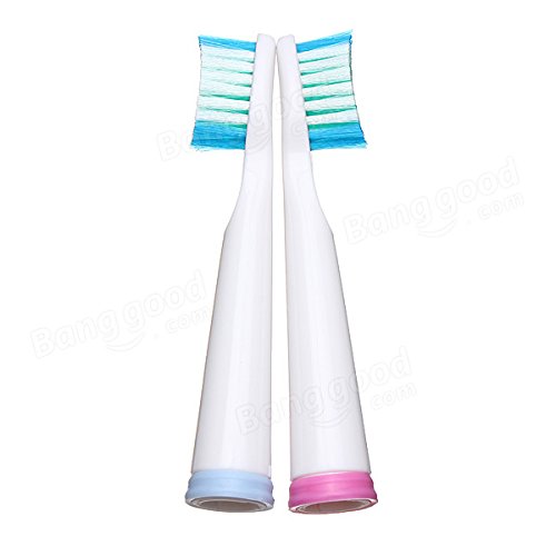 Pink Lizard 2pcs Universal Replacement Electric Toothbrush Head For Seago - Thumbnail 3
