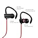 SoundPEATS Wireless Headphones Noise Cancelling Bluetooth Earbuds for Sports (Bluetooth 4.1, aptx, Secure Ear Hooks Design, 6 Hours Play Time) - Red