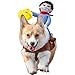 Creative Riding Horse Pet Costume for Dog Cat Puppy Novelty Pet Clothes Halloween Cowboy Dog Apparel by PetIsay (M)