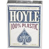 Hoyle Blue Poker Sized 100% Plastic Playing Cards