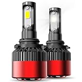 AUXITO Automobile HB4 9006 LED Headlight Bulbs All-in-One Conversion Kit 6500K Cool White 72W 8000Lms Per Pair -New Version with US COB LED Chips Super Bright