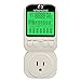 Power Energy Meter Plug by Nashone Digital Electricity Usage Consumption Monitor,Watt Meter Plug-in LCD Display Overload Alarm