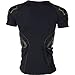 G-Form Pro-X Short Sleeve Compression Shirt, Black/Yellow, Medium