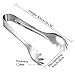 Boao Serving Tongs, Kitchen Tongs, Food Tongs, 8 Inch Stainless Steel Tongs 4 Pack