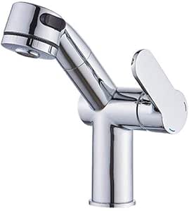 VZJSLT - Grifo de Cocina Moderno y Retro, Giratorio 360°, de Acero