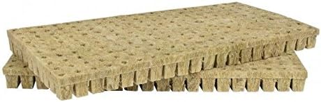 Grodan A-OK Starter Plugs 1`` x 1`` Rockwool Plugs FULL SHEET of 200 /supplyboca_hydro