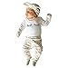 Yilaku Eyelash Cute Newborn Baby Girl Clothes Top + Pants + Headband 3pcs Toddler Girls Infant Clothing Sets (0-3 months, White)