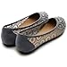 Ollio Women's Ballet Shoe Floral Lace Breathable Flat