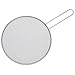 HIC Kitchen Splatter Screen, 18/8 Stainless Steel with Fine Mesh, 11.5-Inch, Fits Up To 10.5-Inch Pans