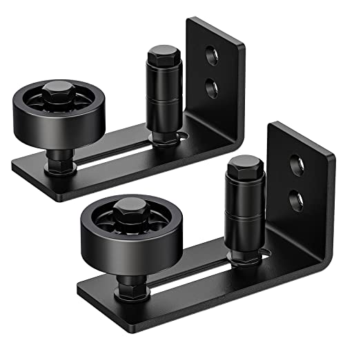 Lvyesea 2 Pack Sliding Barn Door Bottom Guide, Barn
