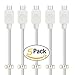 Micro USB Cable Android Charger, SMALLElectric (5 - Pack, 3 FT) USB to Micro USB High Speed USB2.0 Sync and Charging Cables for Samsung, HTC, Motorola, Nokia, Kindle, MP3, Tablet and More primary