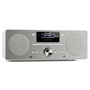 auna Harvard stereo compact systeem Special Edition, microsysteem met DAB/DAB + tuner, 2 x 10 W RMS, Bluetooth 3.0, USB…