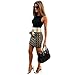 haoricu Women Dress, 2017 SSexy Women Fashion Summer Slim Tight Cocktai Bodycon Evening Party Dresses (S, Black 1)