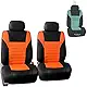 FH Group FB068102 Premium 3D Air Mesh Seat Covers Pair Set (Airbag Compatible) w. Gift, Mint/Black Color- Fit Most Car, Truck, SUV, or Van