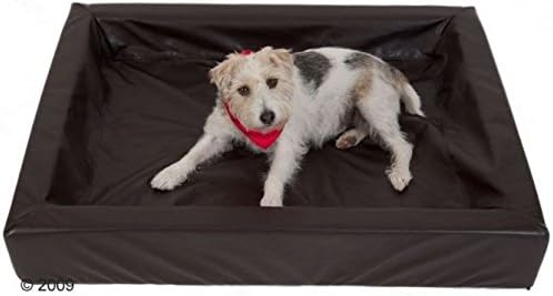 Dog Beds Hygienic Sturdy and Warm - Ideal for the Home, in the Car or for Holidays (Granite Grey: 100 x 80 cm (L x W))