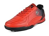 Dream Pairs Little Kid 160470-K Red Black Silver Athletic Soccer Shoes - 11 M US Little Kid